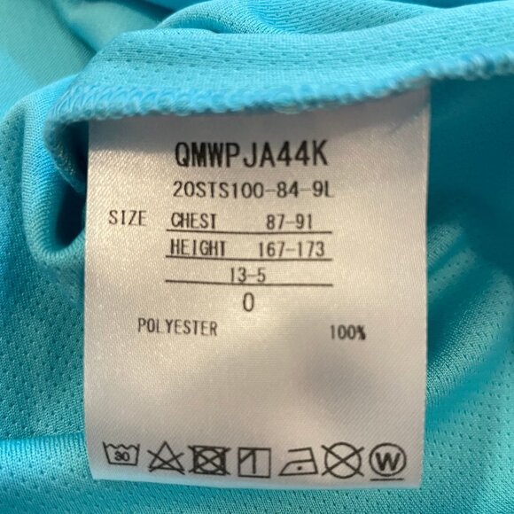 NWOT Le Coq Sportif Blue V-Neck Polo - Picture 8 of 11